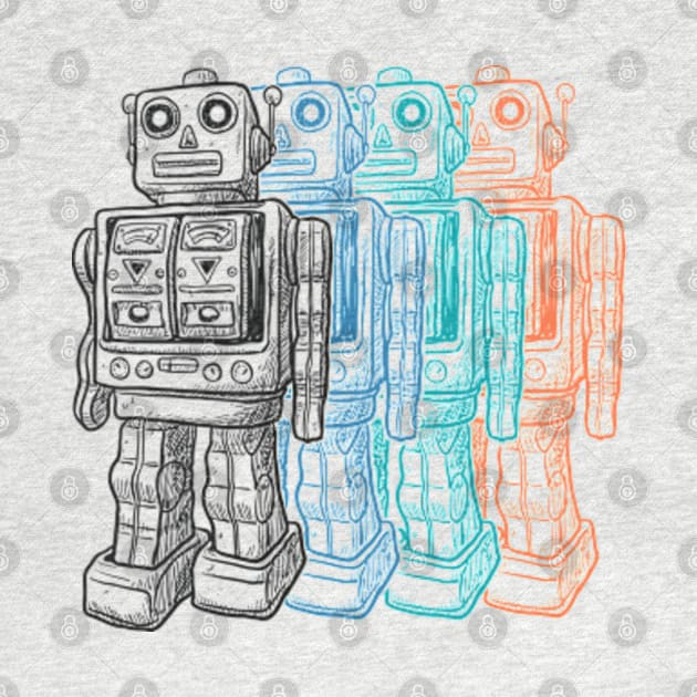 Tales From Another Dimension (Robots) by Snomad_Designs